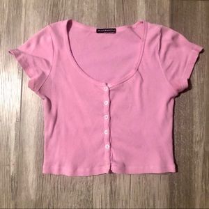 Brandy Melville Bubblegum Pink Zelly top!